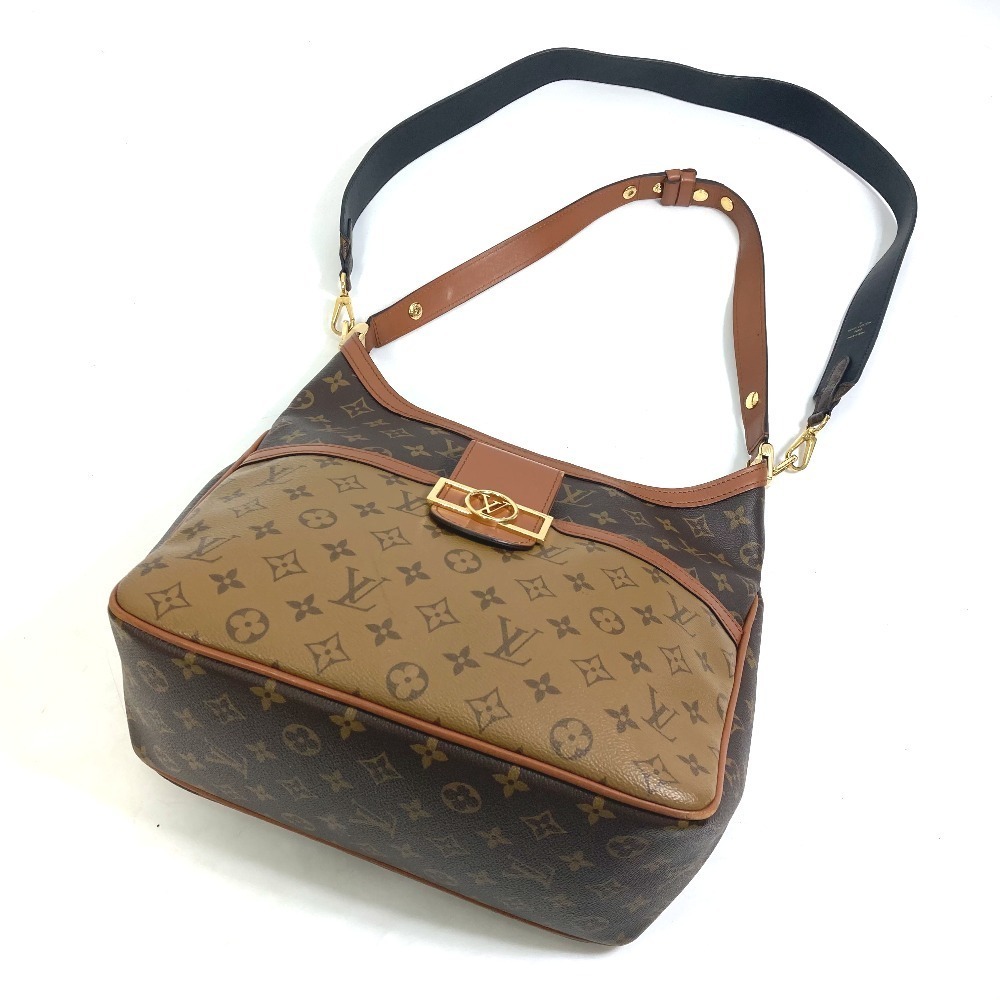 Louis Vuitton Monogram Reverse Dauphine PM Shoulder Bag Brown